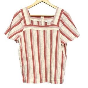 MADEWELL Striped Women's Top Blouse Cotton